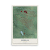 Sherrill, New York map print, 12" x 18" Archival Matte Print mockup