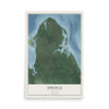 Springs, New York map print, 12" x 18" Archival Matte Print mockup