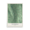 Stockbridge, New York map print, 12" x 18" Archival Matte Print mockup