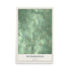 Wethersfield, New York map print, 12" x 18" Archival Matte Print mockup