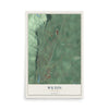 Wilton, New York map print, 12" x 18" Archival Matte Print mockup