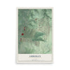 Map of Amberley, Ohio, 12 x 18 inch unframed archival matte print