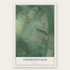 Andersonville, Ohio map print, the full design