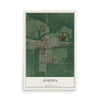Map of Ansonia, Ohio, 12 x 18 inch unframed archival matte print