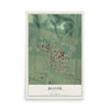 Map of Beaver, Ohio, 12 x 18 inch unframed archival matte print