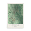 Map of Brecksville, Ohio, 12 x 18 inch unframed archival matte print