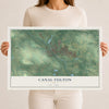 Map of Canal Fulton, Ohio, 12 x 18 inch unframed archival matte print