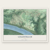 Coldstream, Ohio map print, the full design