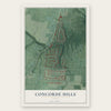 Concorde Hills, Ohio map print, the full design