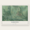 Darrtown, Ohio map print, the full design