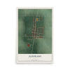 Map of Eldorado, Ohio, 12 x 18 inch unframed archival matte print
