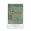 Map of Golf Manor, Ohio, 12 x 18 inch unframed archival matte print