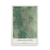 Map of Howland Center, Ohio, 12 x 18 inch unframed archival matte print