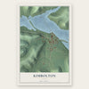 Kimbolton, Ohio map print, the full design