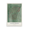 Map of Lincoln Heights, Ohio, 12 x 18 inch unframed archival matte print