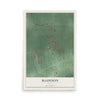 Map of Madison, Ohio, 12 x 18 inch unframed archival matte print
