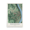 Map of Mingo Junction, Ohio, 12 x 18 inch unframed archival matte print