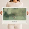 Map of Morral, Ohio, 12 x 18 inch unframed archival matte print