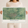 Map of Mount Gilead, Ohio, 12 x 18 inch unframed archival matte print