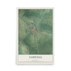 Map of Nashville, Ohio, 12 x 18 inch unframed archival matte print