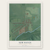 New Haven, Hamilton County, Ohio map print, the full design