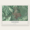 Northside, Ohio map print, the full design