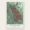 Over-the-Rhine, Ohio map print, the full design