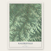 Ragersville, Ohio map print, the full design
