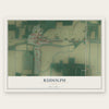 Rudolph, Ohio map print, the full design