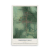 Map of Russellville, Ohio, 12 x 18 inch unframed archival matte print