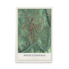 Map of South Zanesville, Ohio, 12 x 18 inch unframed archival matte print