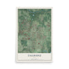 Map of Tallmadge, Ohio, 12 x 18 inch unframed archival matte print