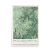 Map of The Village of Indian Hill, Ohio, 12 x 18 inch unframed archival matte print