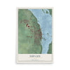 Map of Tipp City, Ohio, 12 x 18 inch unframed archival matte print