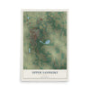 Map of Upper Sandusky, Ohio, 12 x 18 inch unframed archival matte print