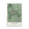 Map of Valleyview, Ohio, 12 x 18 inch unframed archival matte print