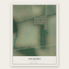 Vickery, Ohio map print, the full design