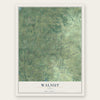 Walnut, Ohio map print, the full design