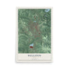 Map of Wellston, Ohio, 12 x 18 inch unframed archival matte print