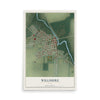 Map of Willshire, Ohio, 12 x 18 inch unframed archival matte print