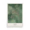 Map of Allen, Oklahoma, 12 x 18 inch unframed archival matte print