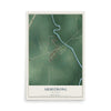 Map of Armstrong, Oklahoma, 12 x 18 inch unframed archival matte print