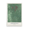 Map of Bartlesville, Oklahoma, 12 x 18 inch unframed archival matte print