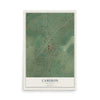 Map of Cameron, Oklahoma, 12 x 18 inch unframed archival matte print