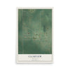 Map of Clearview, Oklahoma, 12 x 18 inch unframed archival matte print