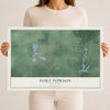 Map of Fort Towson, Oklahoma, 12 x 18 inch unframed archival matte print