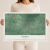 Map of Idabel, Oklahoma, 12 x 18 inch unframed archival matte print