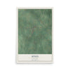Map of Jones, Oklahoma, 12 x 18 inch unframed archival matte print