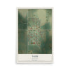 Map of Nash, Oklahoma, 12 x 18 inch unframed archival matte print
