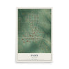 Map of Paden, Oklahoma, 12 x 18 inch unframed archival matte print